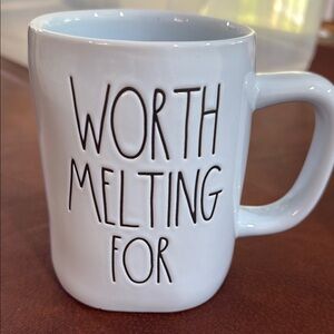 White Ceramic Mug with Inspirational Quote